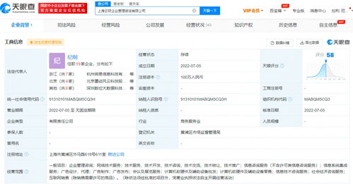 螞蟻集團在上海成立企管咨詢公司